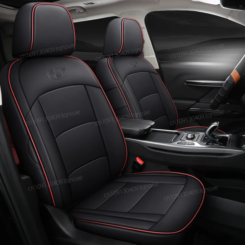 غطاء مقعد السيارة مخصص لجيلي Okavango 2022-2025 جيلي هاويو الجلود الاصطناعية مغطاة بالكامل على جميع 3 صفوف 7 مقاعد #6