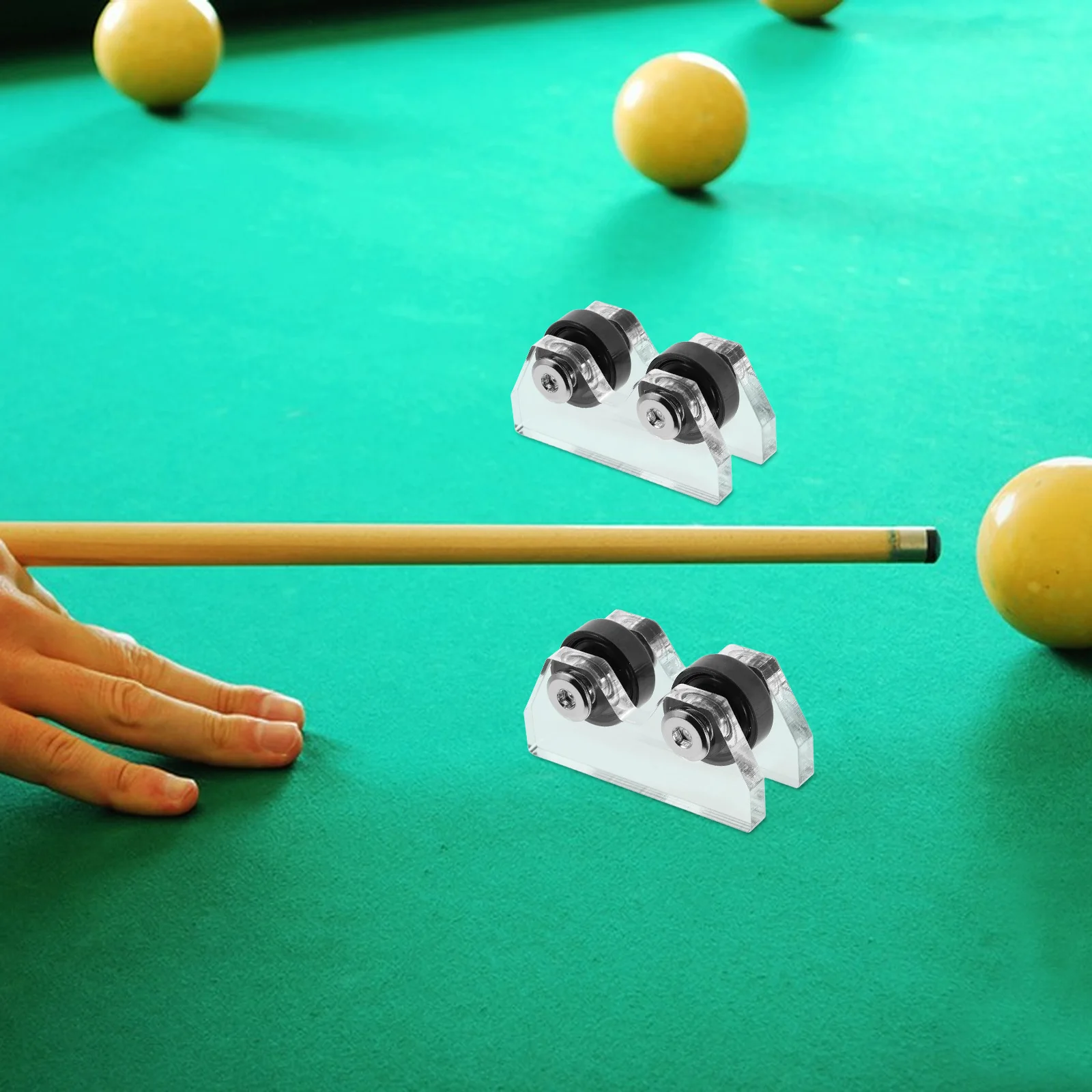 

2Pcs Billiard Cue High Precision Straightness Tester for Pool Cues Shaft Inspection Tool Portable Maintenance Equipment