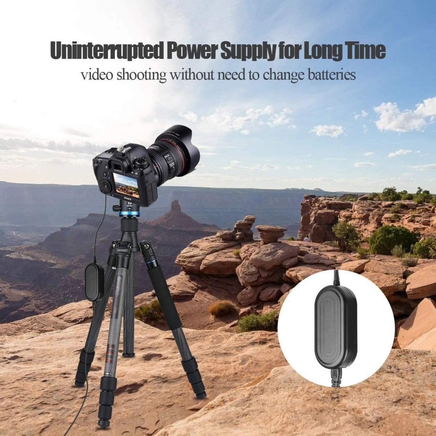 ACK-E6 Wisselstroomadapter DR-E6 DC-koppeling LP-E6 LP-E6N Dummy batterijvoedingsset voor EOS R R5 R6 80D 90D 60D 5D Mark