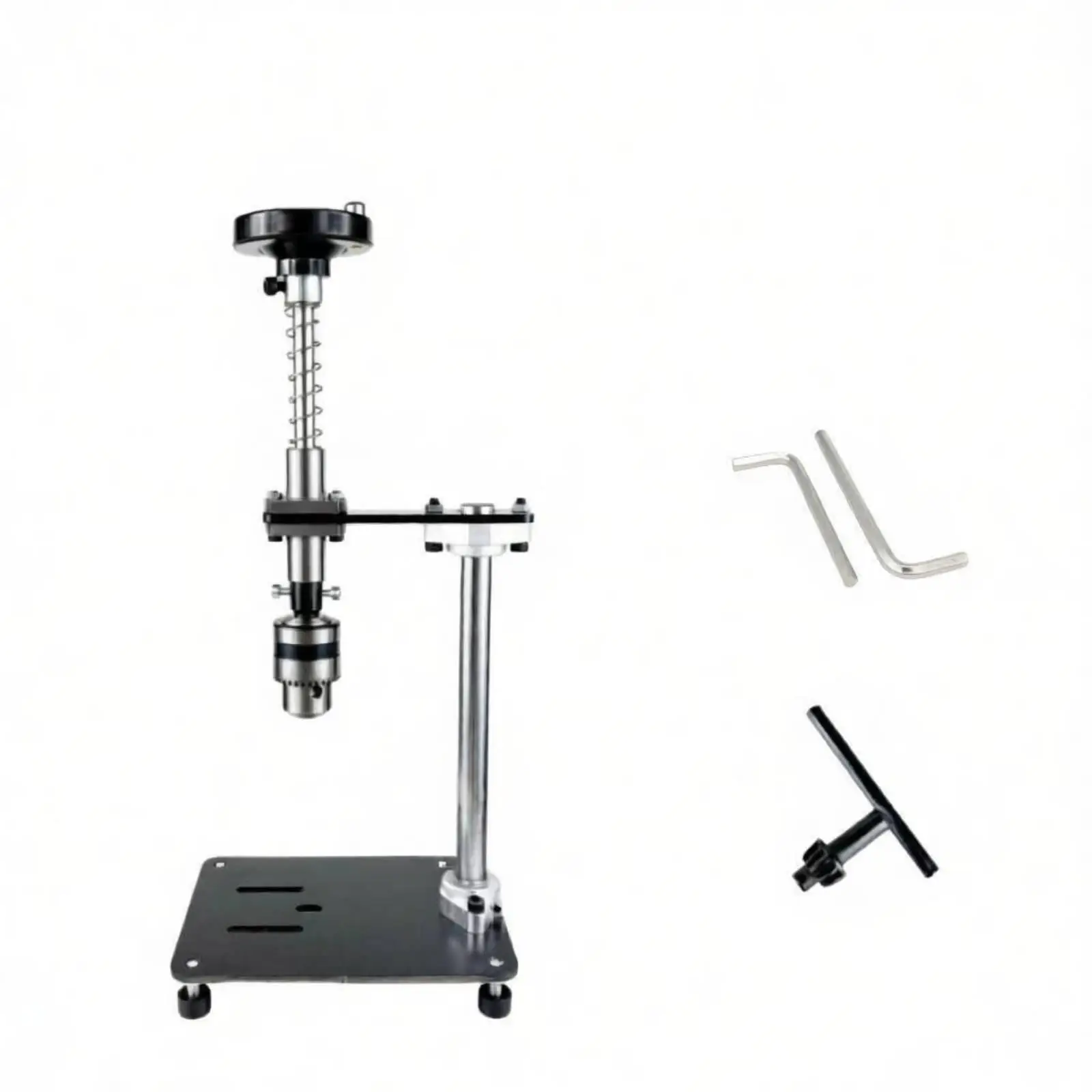 Manual Machine High Stability Vertical Stand Effort-Saving Vertical Hand Tapper for Machinists, Beginners, Metalworking, Garage
