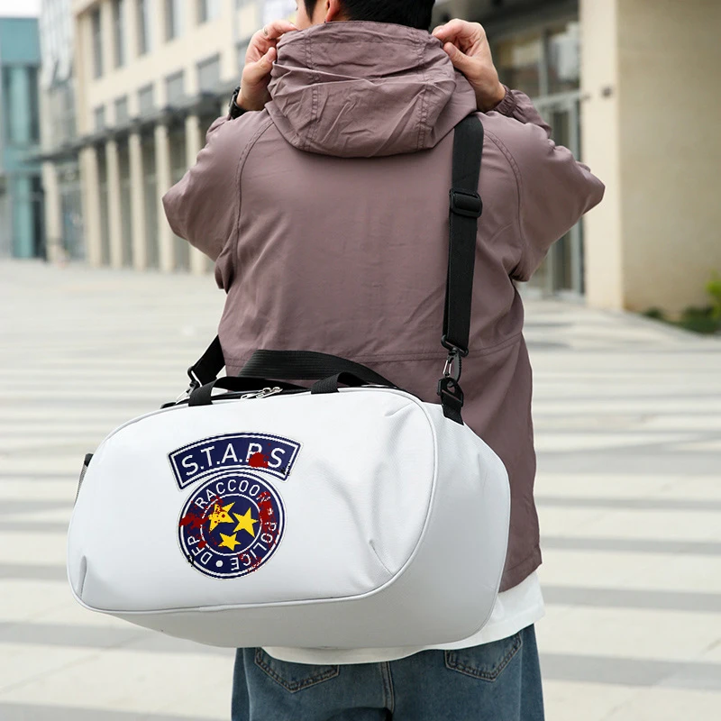 R-Resident E-Evil Umbrella Corporation Men's Carry-on Travel Bag Adult Luggage Bags High Capacity Backpack Oxford Cloth Gym Bag