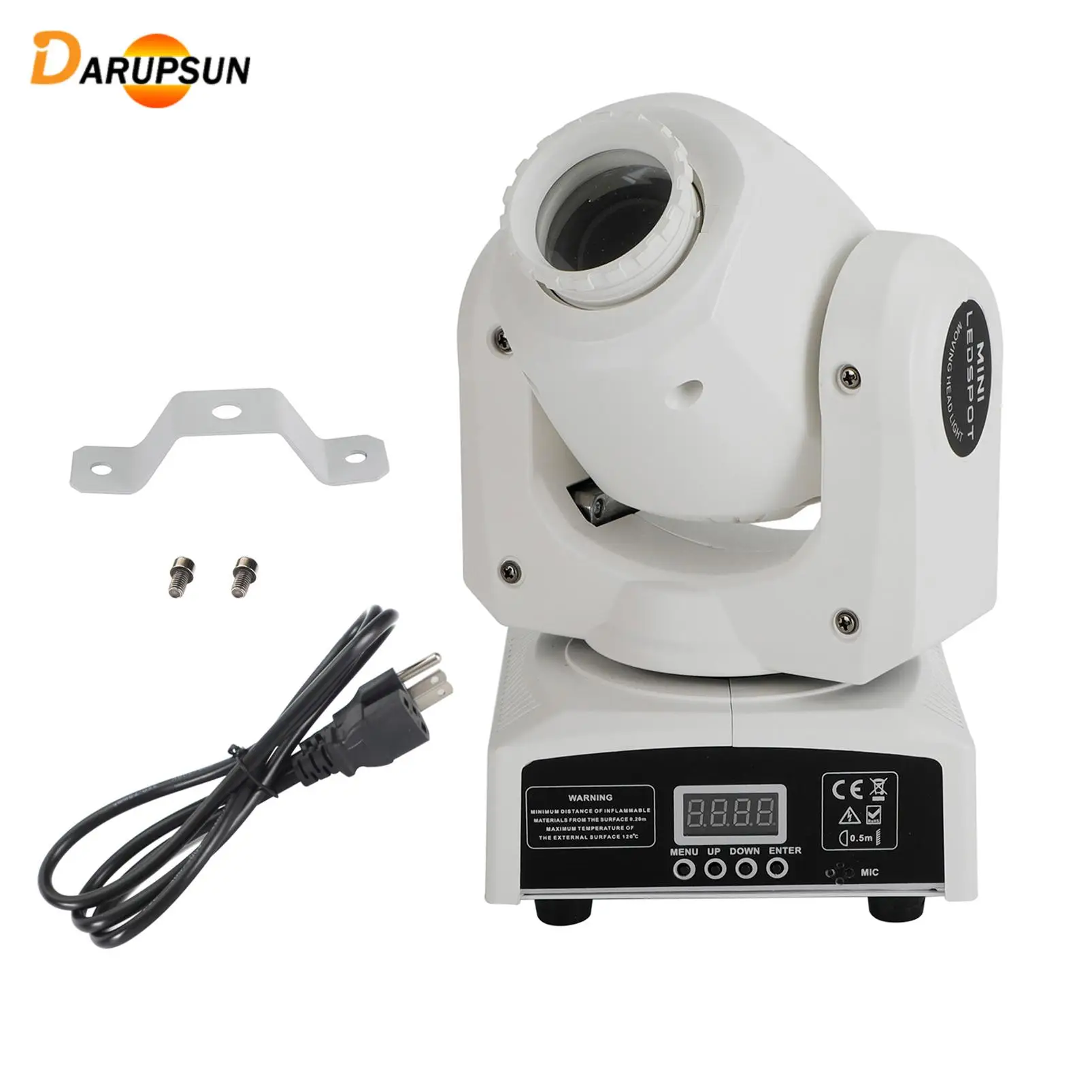 

Сценическое освещение DARUPSUN с подвижной головкой 120W 8Gobo, осветительный прибор для сцены, осветительный прибор для диджея, сценический свет