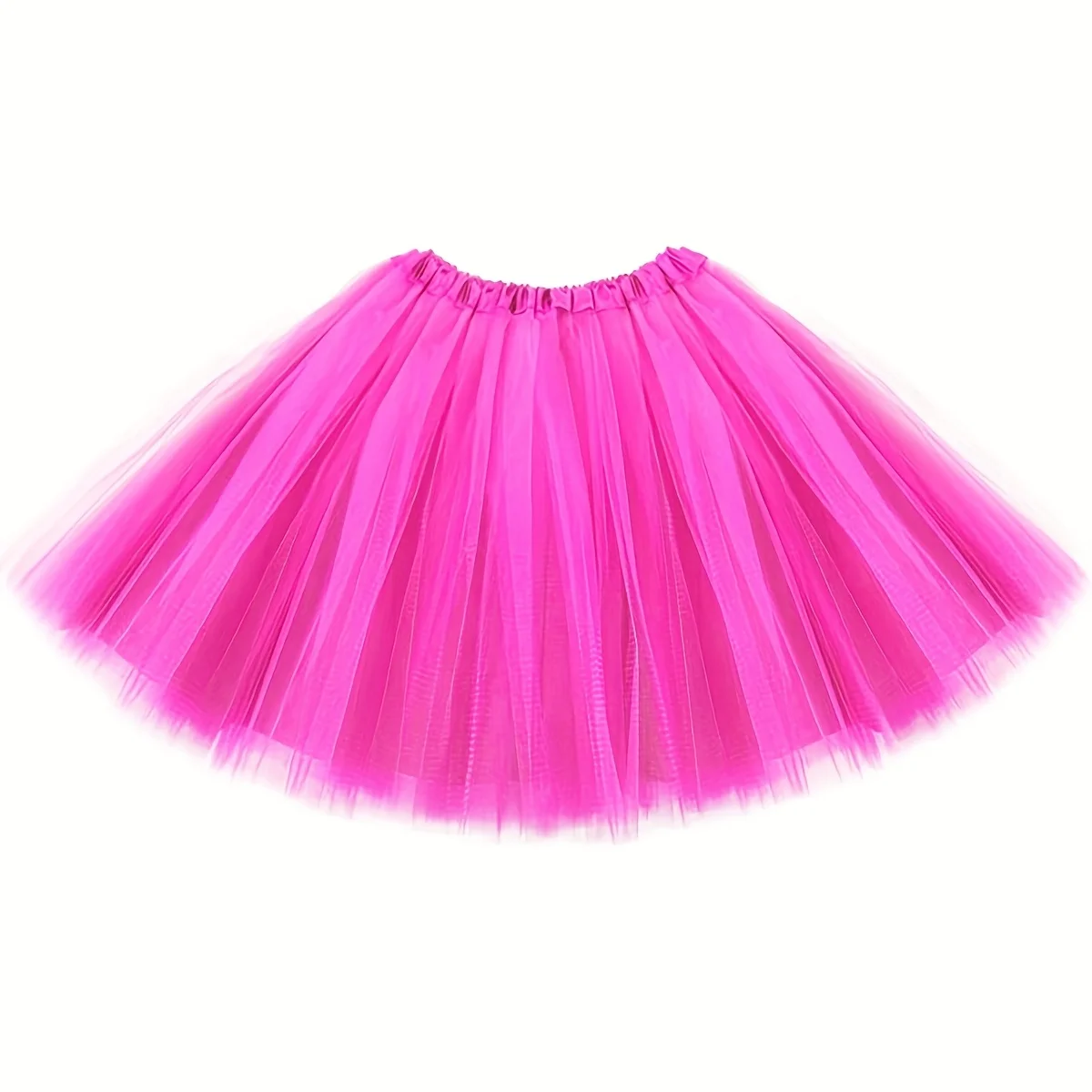 Falda tutú de 3 capas de los años 80, para fiestas, festivales de baile y bodas, Halloween, Navidad, Pascua, para niños y adultos baile de ballet