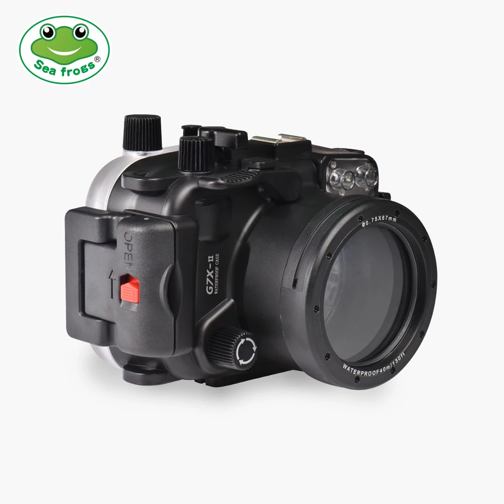 Meikon 40M/130ft Dưới Nước Máy Camera Chống Thấm Nước Nhà Ở Dành Cho Canon G7X Mark II