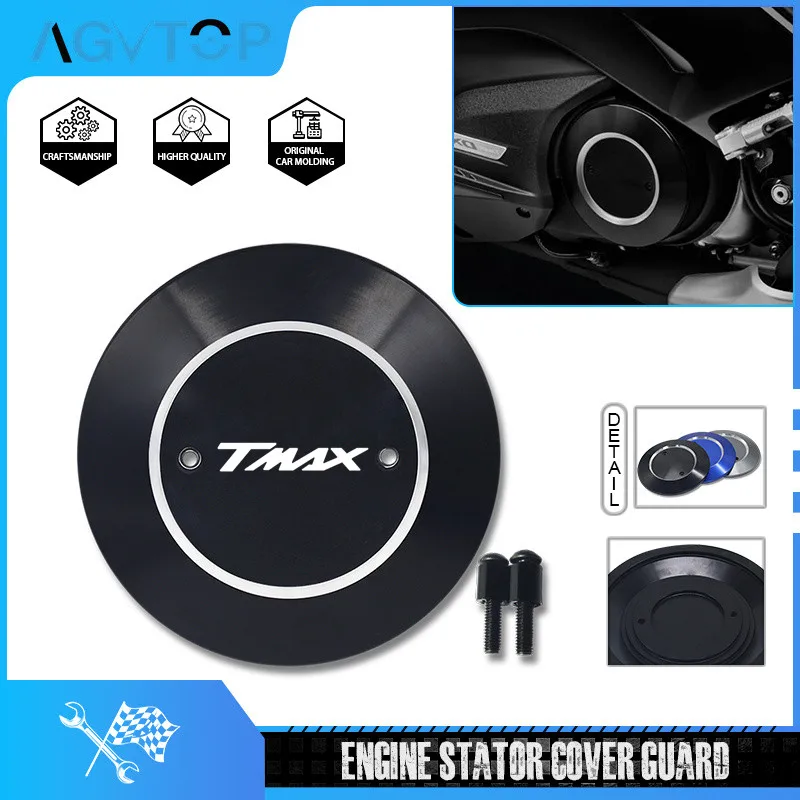 engine cover For TMAX560 TECHMAX 2020-2026 TMAX530 DX SX 2017-2019 Motorcycle Engine Protective Cover Engine Stator Cover tmax