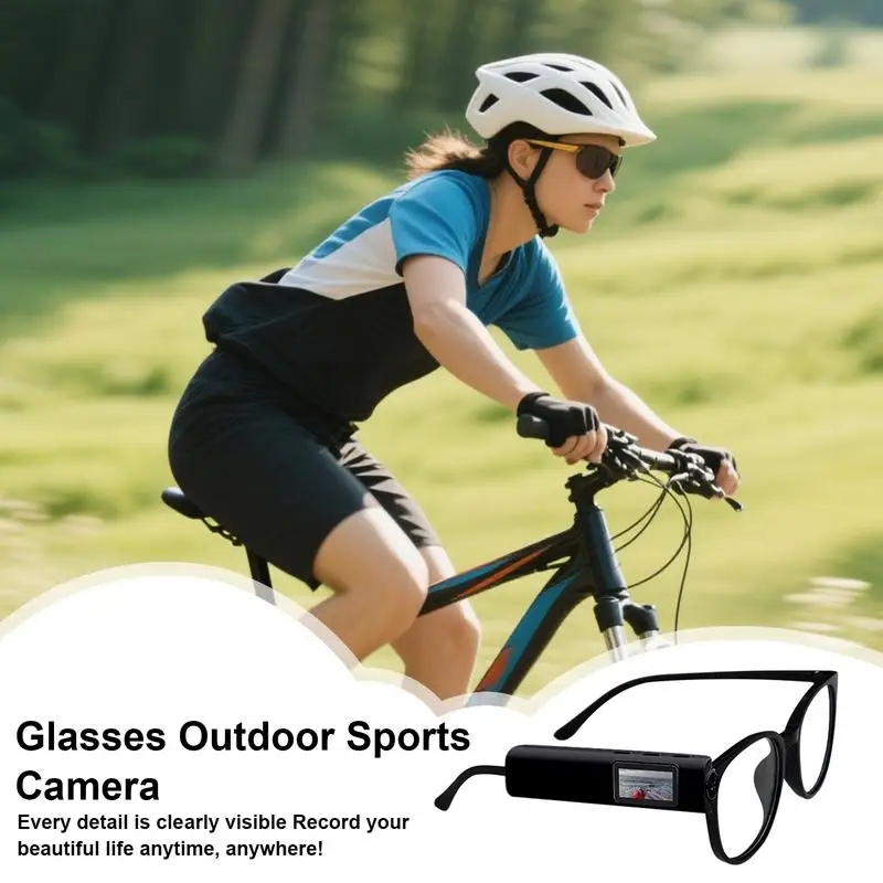 

Camera Glasses Outdoor WiFi Sports Webcam High Definition Camera Glasses with Screen for Live Streaming Travel Video Blogging