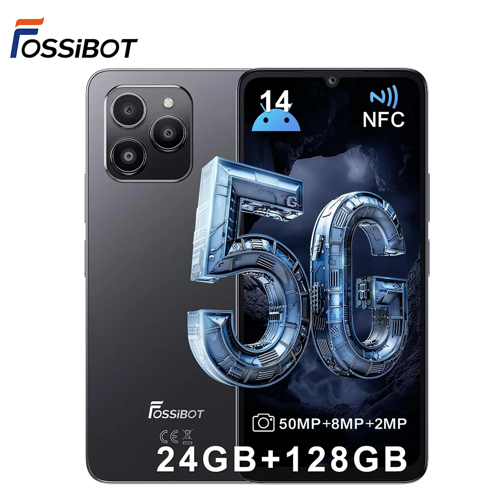 Fossibot S1 5G Smartphone 4900mAh Battery 24GB+128GB Mobile Phone 50MP Main Camera 6.745