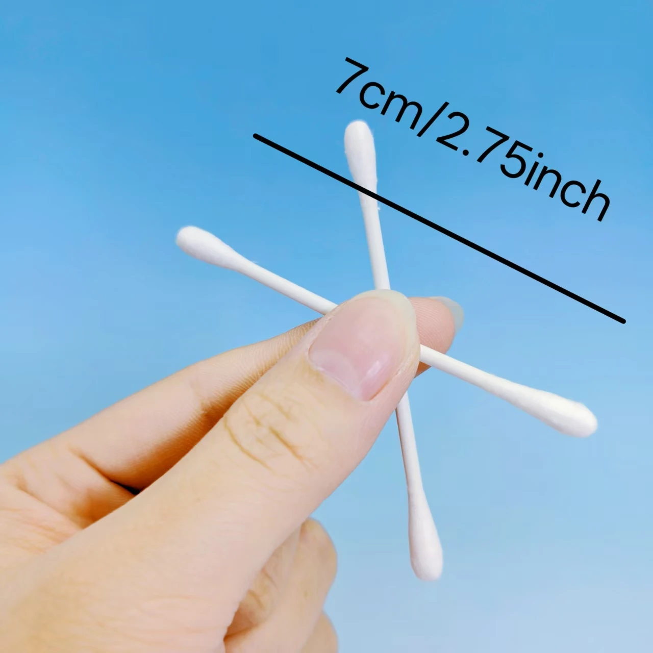 400개/800개 할로윈 호박 뱀파이어 패턴 면봉, 흰색 이중 라운드 헤드 휴일 선물 면봉