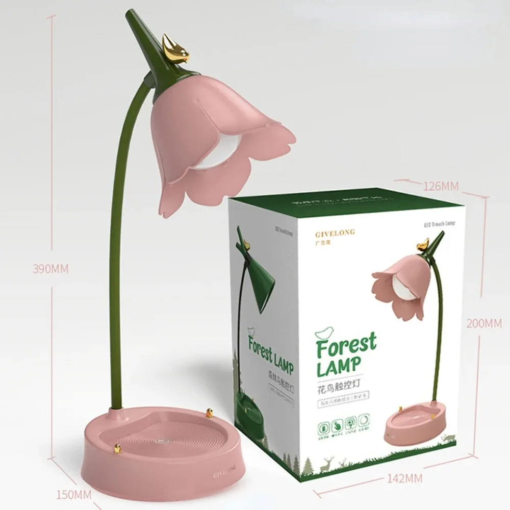 JOYINLED Table Lamp Eyes Protection Touch Dimmable LED Light Dormitory Bedroom Reading USB Rechargable Desk Lamp Special Gift