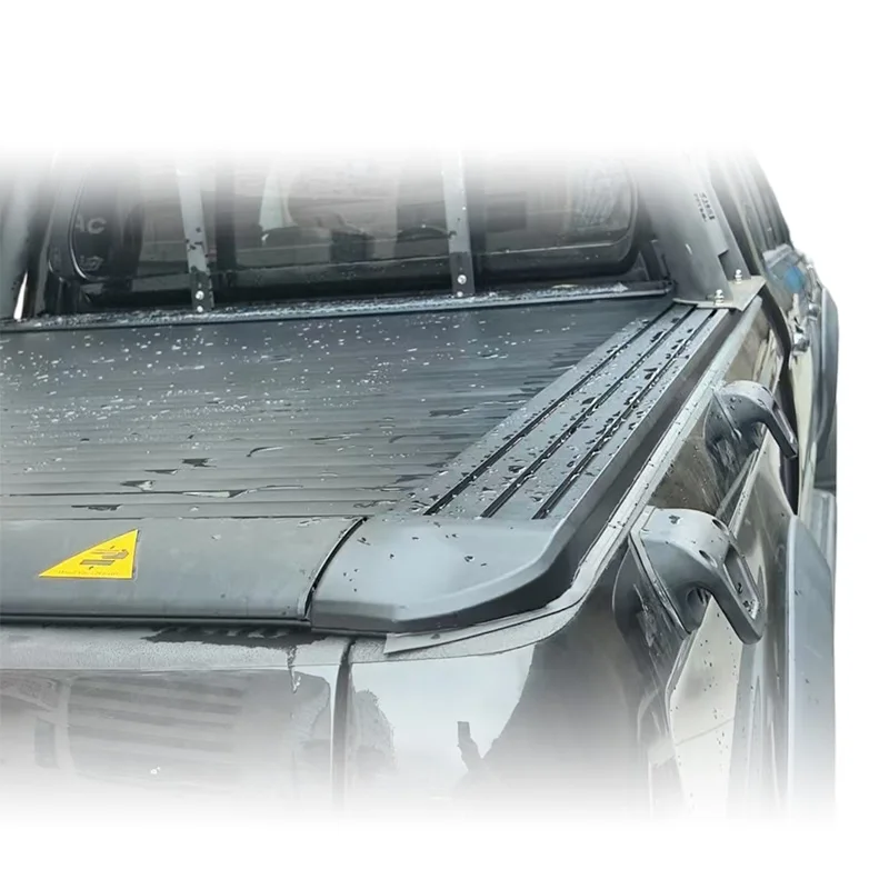 Retractable Roller Shutter Tonneau Cover with Metal Lock Triple-Slot Design for JAC T9 Hunter Standard Cargo Bed
