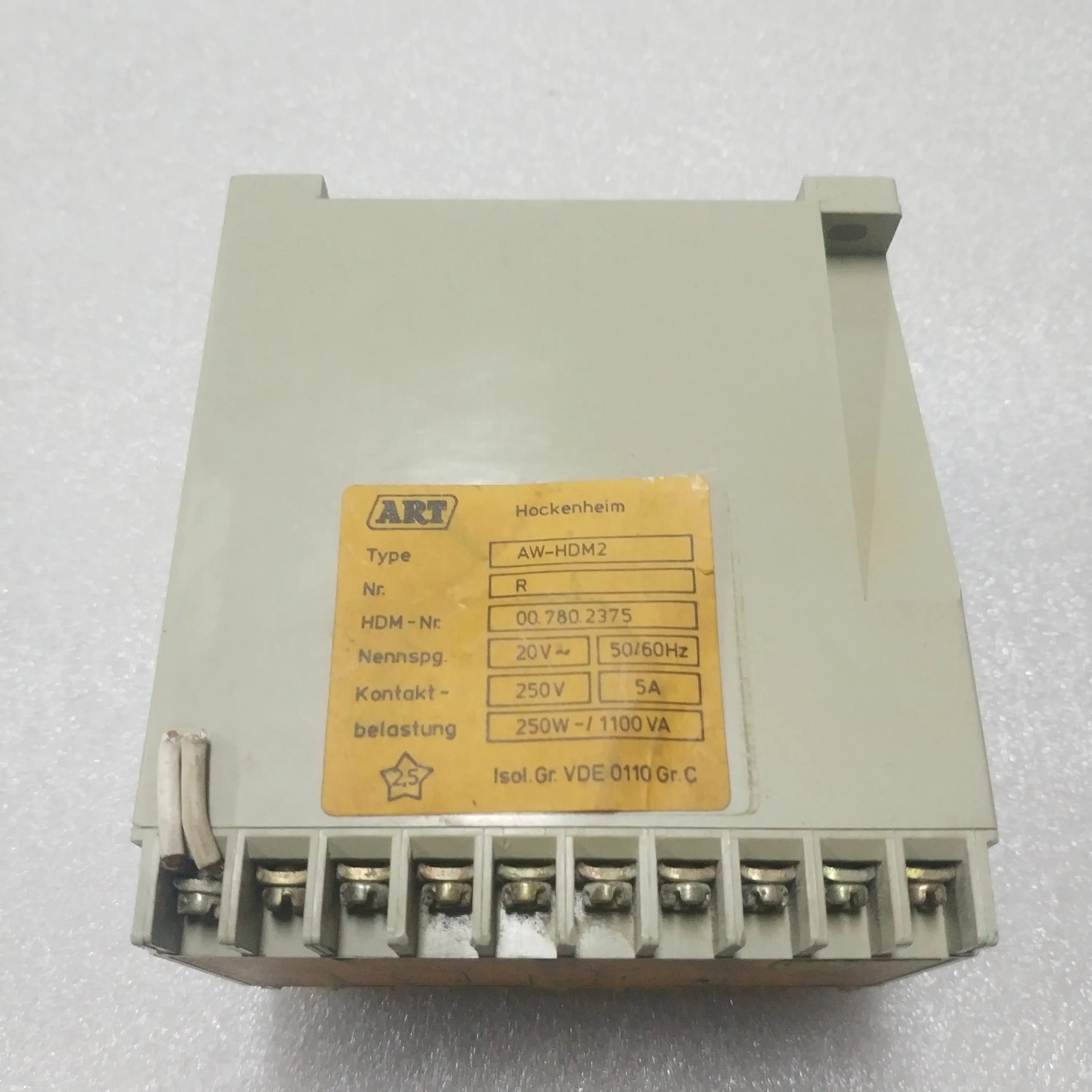 00.780.2375  Printer Fitting G2.110.2571 Accounter Tech AW-HDM2 U18 Original Uesd 250V 5A 250W for Heidelberg SM102  Printing