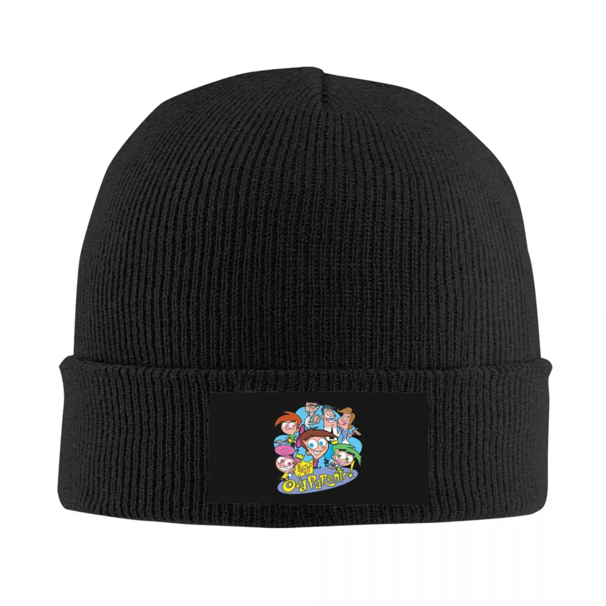 

Custom The Fairly Oddparents Beanie Cap Unisex Winter Warm Bonnet Femme Knit Hats Cool Anime Skullies Beanies Caps For Men Women