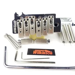 Wilkinson WOV10 Licensed Knife Edge Type 2 post point Double swing Electric guitar tremolo bridge Chrome silver