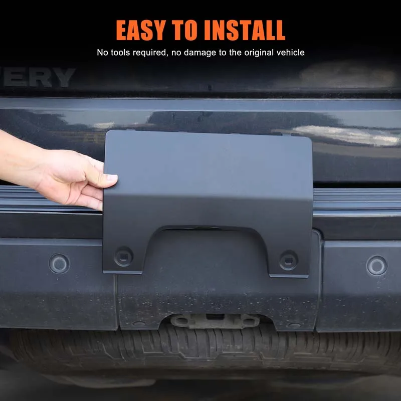 (DPO500011PCL) para Land Rover Discovery 3/Discovery 4, cubierta de gancho de remolque para parachoques trasero de coche, cubierta protectora, accesorios exteriores para coche