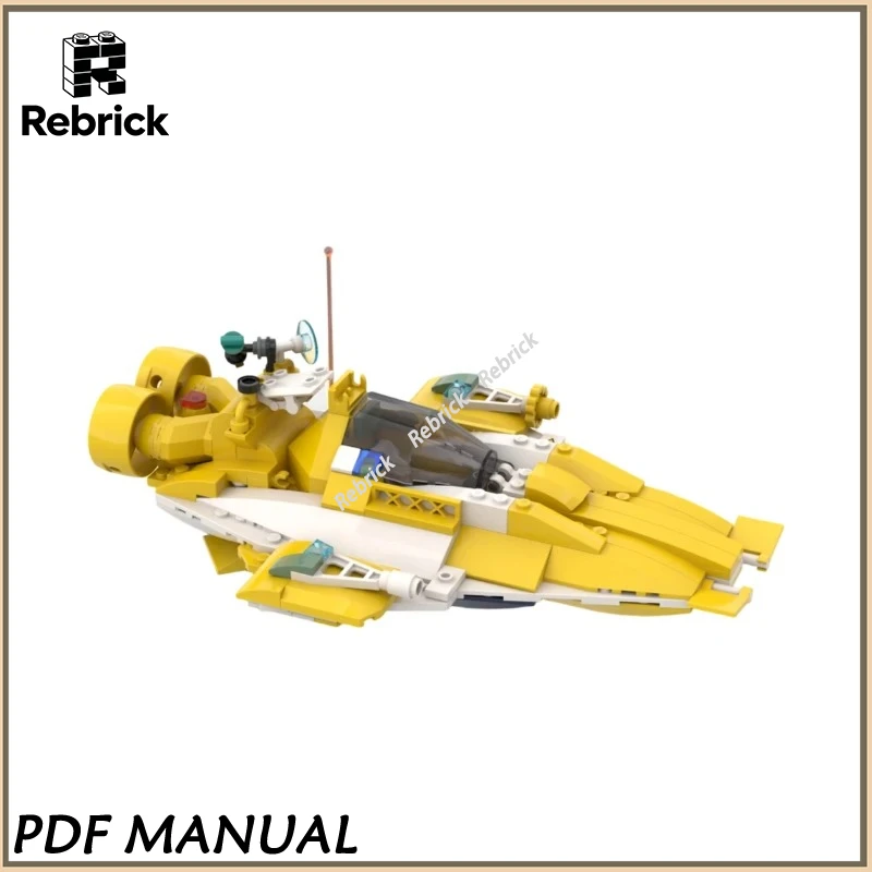 

Конструктор MOC Sunspot Alr2426: Модель космического корабля, 166 деталей, развивающий набор для самостоятельной сборки, образовательная игрушка, рождественский подарок
