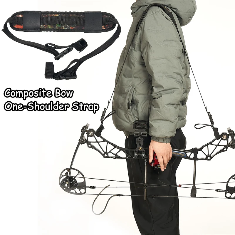 

1Pc Single-Shoulder Strap For Composite Bow,Outdoor Convenient Composite Bow Competitive Bow Target Shooting Hunting Accessories