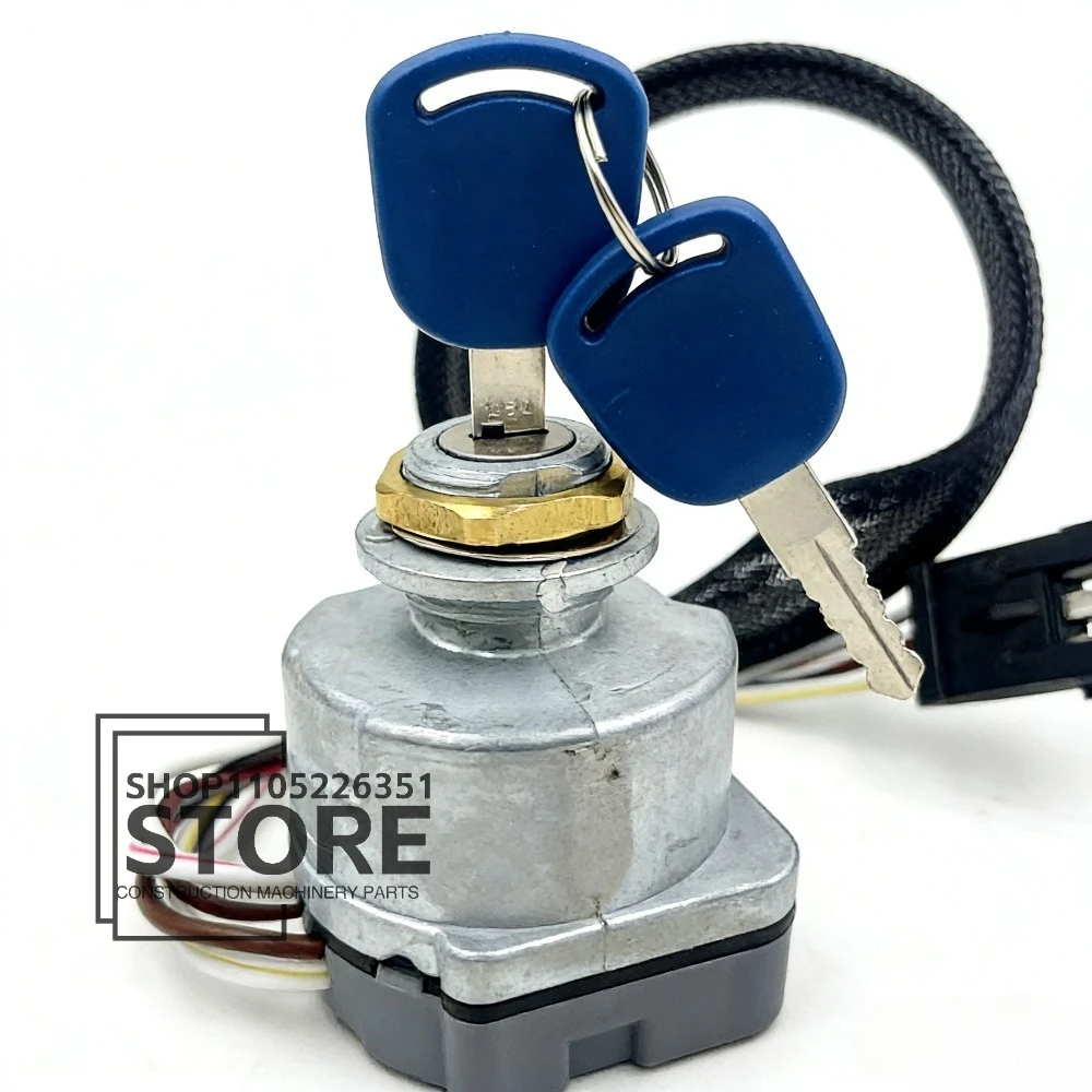 

Замок зажигания с ключом для тракторов New Holland 5640, 6640, 7740, 7840, 8160, 8240 (двигатель)