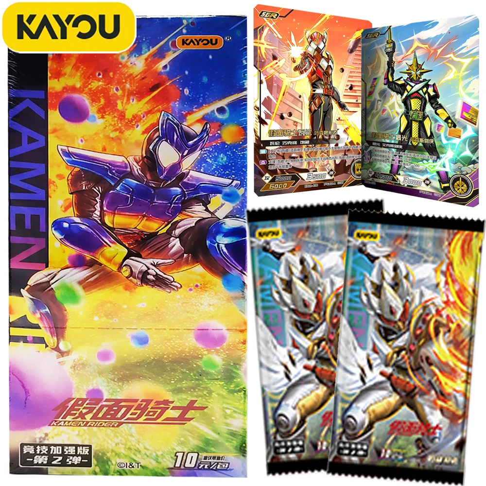 

Оригинальные коллекционные карты KAYOU Kamen Rider, популярные японские боевые карты героя Токусацу, популярные настольные игрушки, подарки