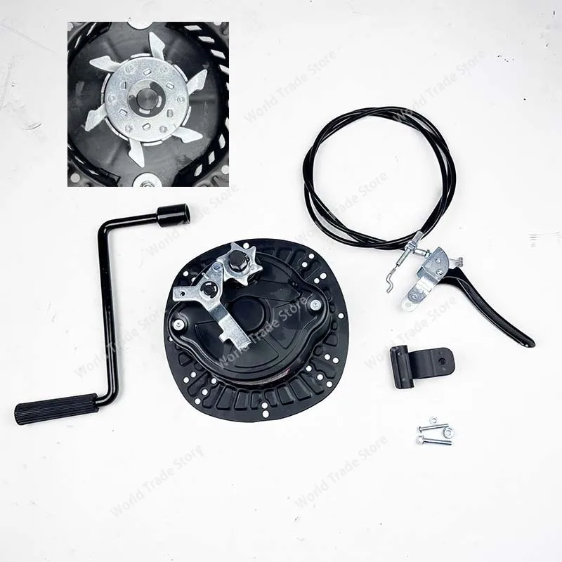 

Single-cylinder air-cooled diesel engine 173F, 178F, 186F easy-to-start, pull-free starter, micro-tiller hand-cranked starter