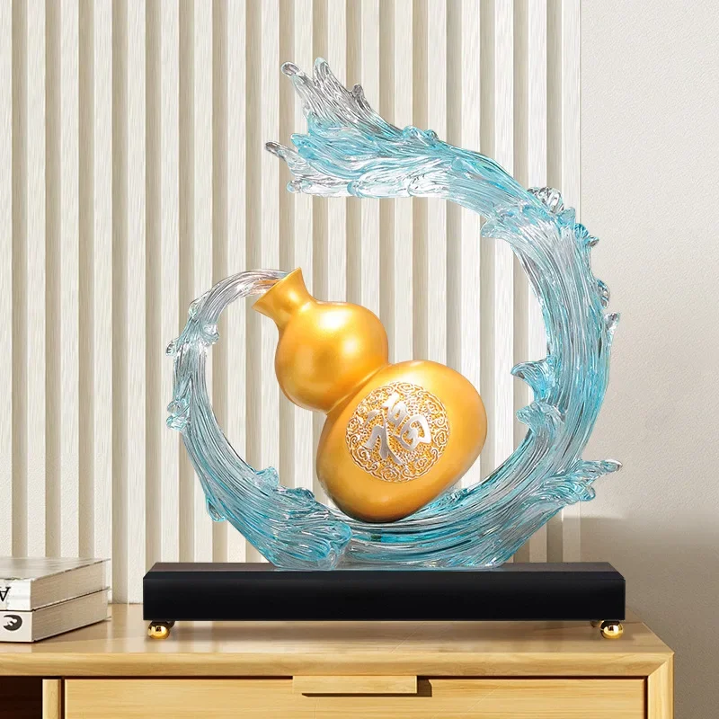 New Chinese gourd ornament entry entrance entrance living room