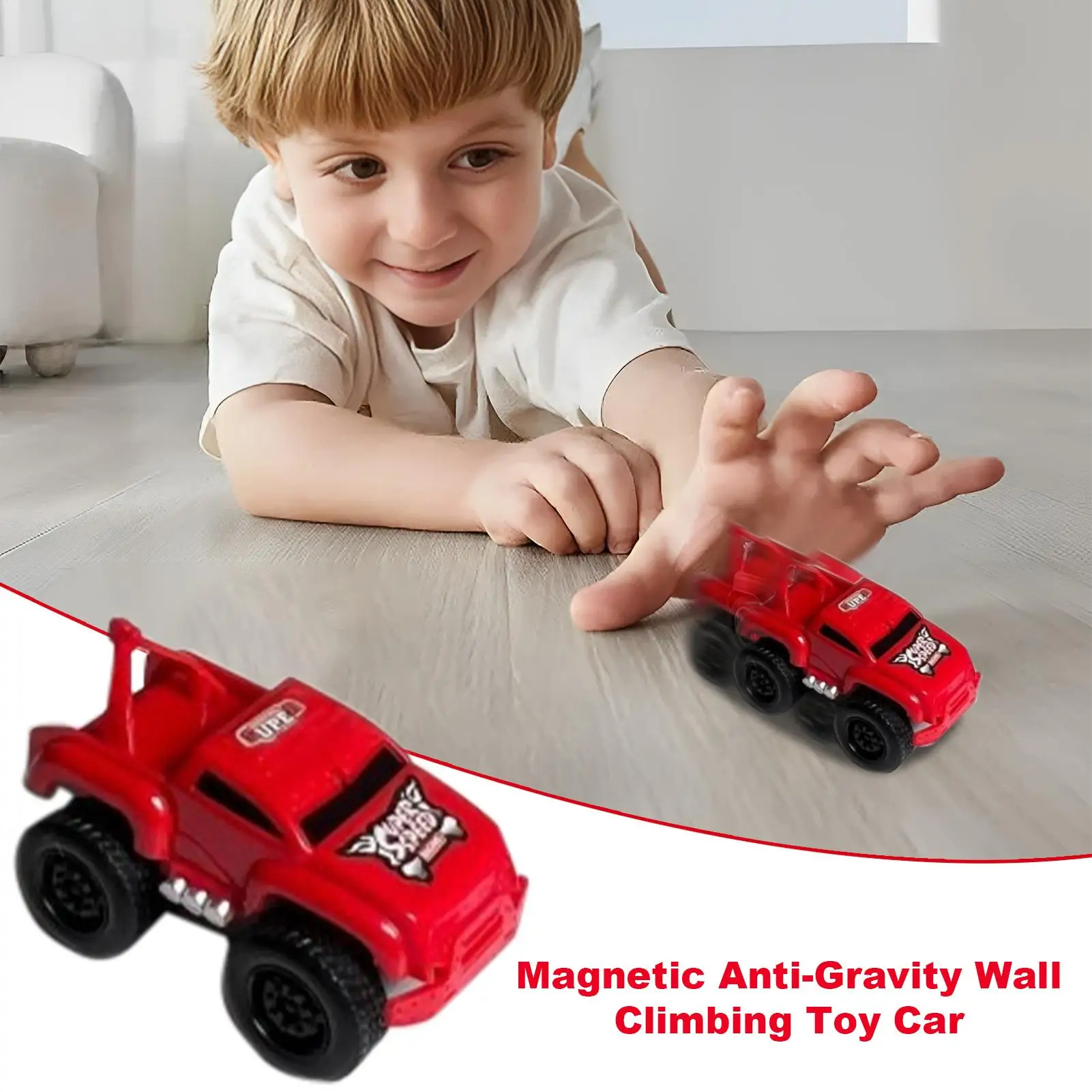 

Magnetic Climbing Toy Car Inertial Magnetic Friction Drive Car Educational Climber Toy Learning Games Preschool Learning