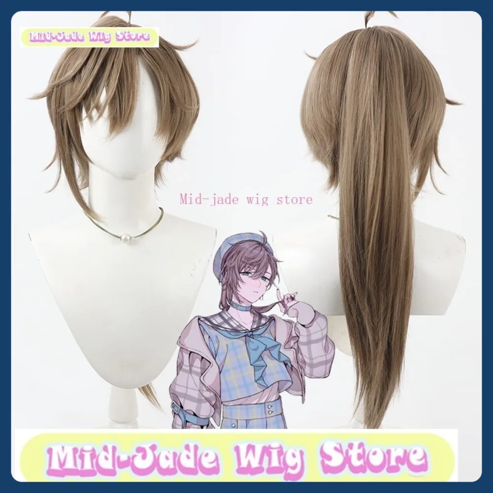

Mid-jade Wig Store VTuber Sen Uniform Cosplay Wig Halloween Anime Role-playing Synthetic Hair Anime Wig