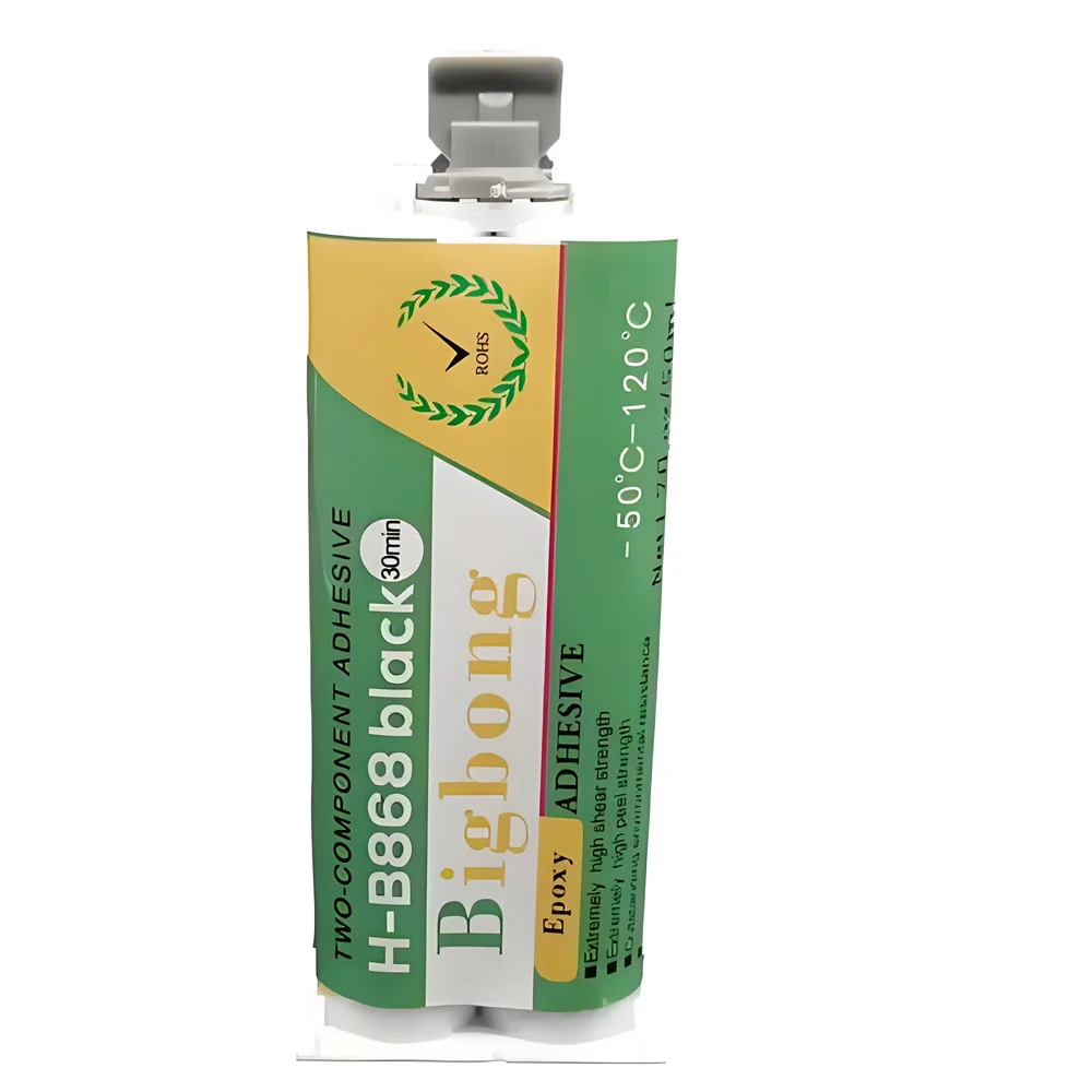 

Black 50ml 1:1 Epoxy Resin Epoxies 2-part Bond Metal Plastic Wood Ceramic Stone Marble Steel Temperature Resistance -50℃-120℃