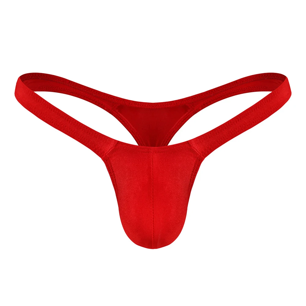 

Comfy Hot New Mens Underwear Panties Lightweight Polyester Sexy Bikini Slimming Soft Stretch T-back Thong Bluge Pouch