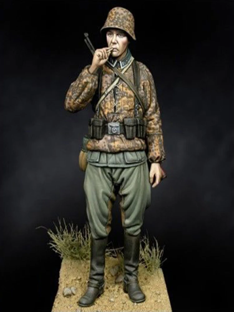 

New Unassembled 1/24 75mm Florian Geyer 75mm Resin Kit DIY Toys Unpainted resin model