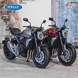 WELLY 1:12 HONDA CB1000R Alloy Racing Motorcycle Model Diecast Metal Sports Motorcycle Model Simulation Collection Kids Toy Gift