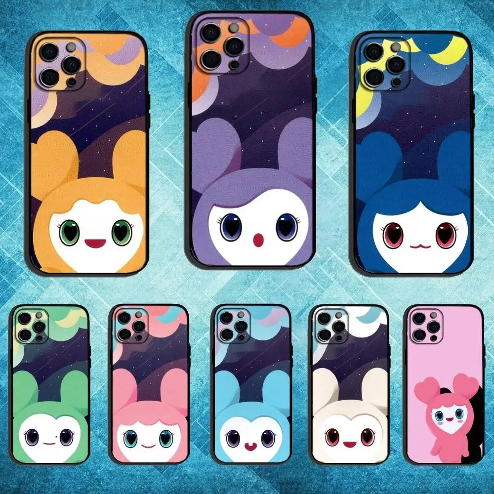 

Laburi Twice-Lovelys Phone Case For iPhone17,16,15,14,13,12,11 Plus,Pro Max Soft Black Cover