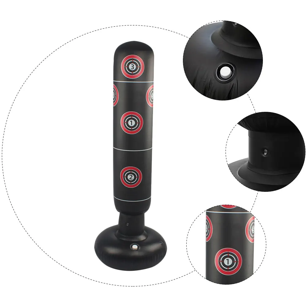 

Inflatable Boxing Fitness Tower Bag For Kids Adults Tumbler Column Sandbag Punching Training Column Home Gym Office Use
