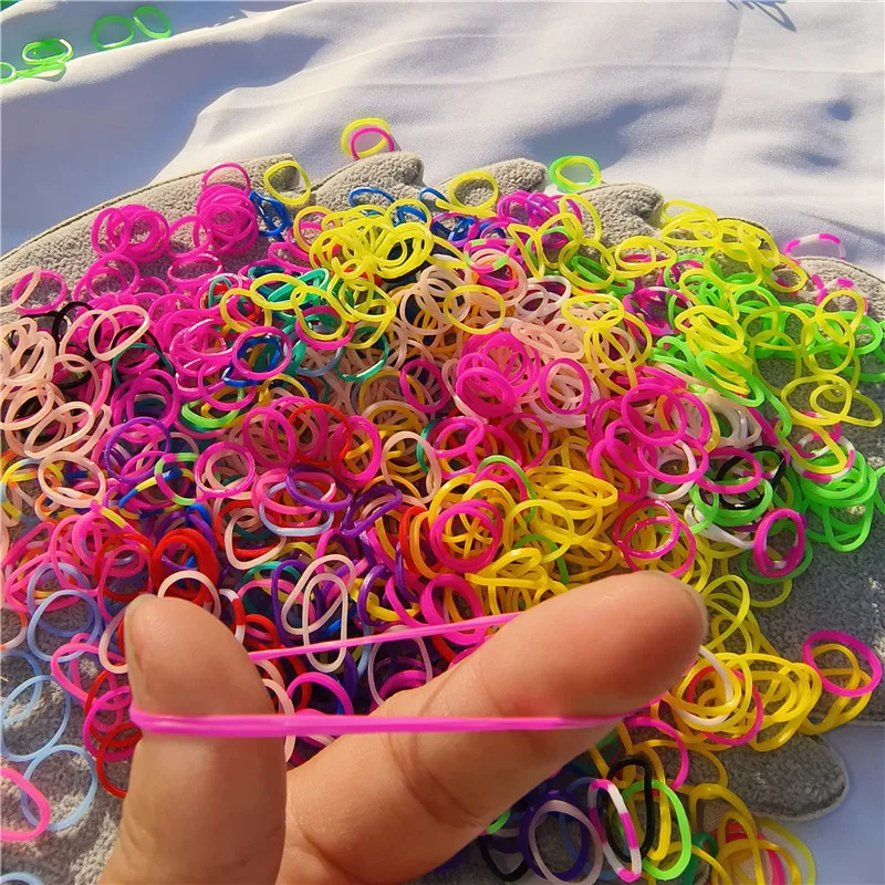 200PCS Rubber Band Pet Dogs Hair Accessories Topknot Bands for Dogs Hair Best Rubber Latex Dog Grooming Band Elastic