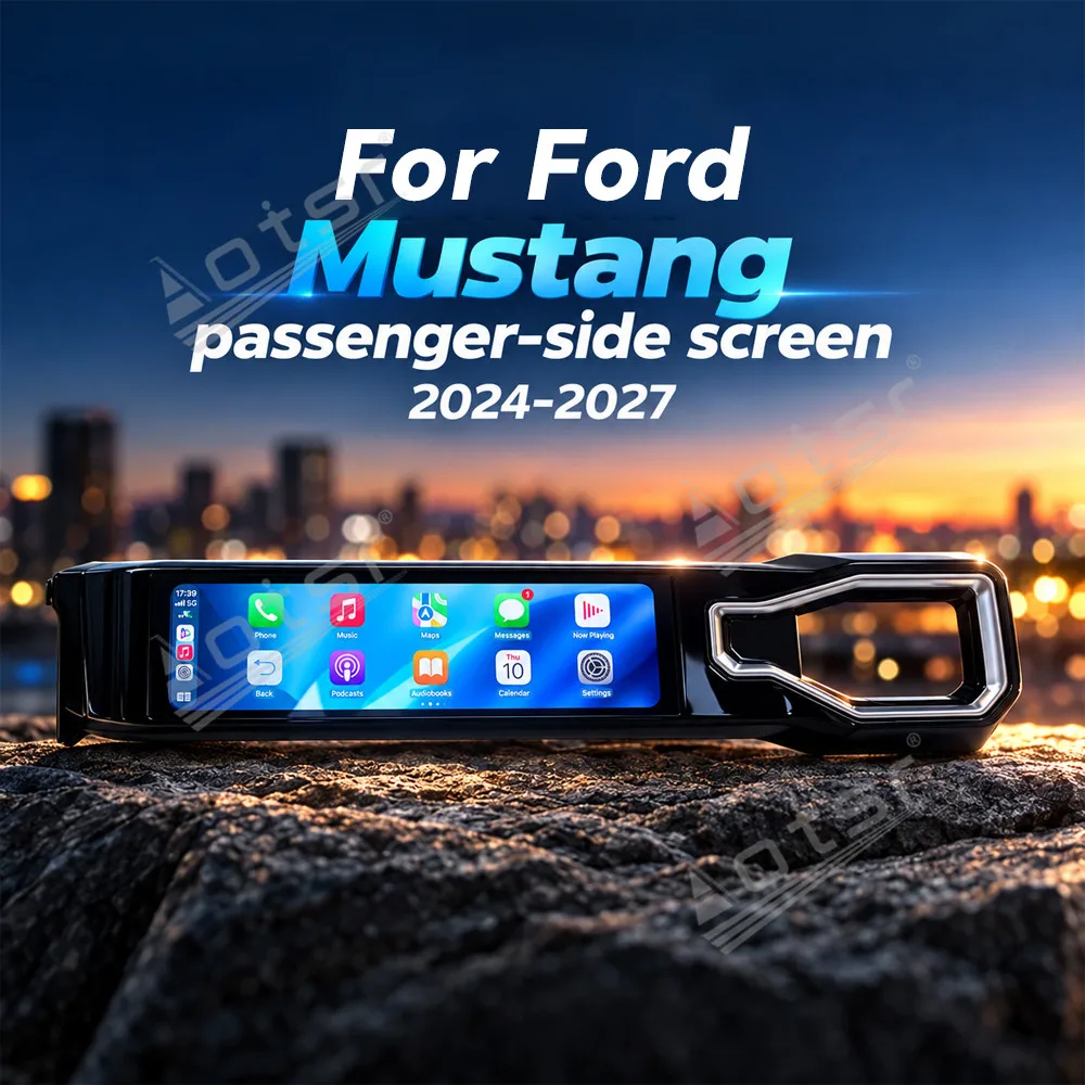 Multi-Function Co-Pilot Screen for Ford Mustang 2024-2027,Touch Screen,Real-Time Engine Data, OEM-Level Seamless Fit, Air Vent