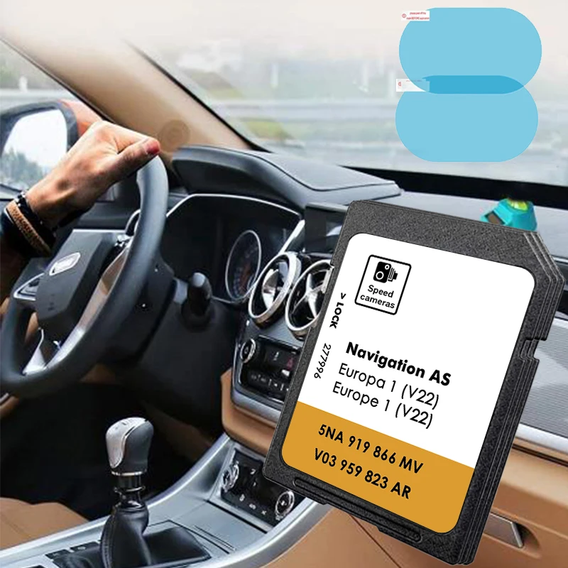 

32GB SD Card Navigation AS V22 for VW Discover Media GPS 2025 Maps Europe Navi Tiguan Transporter Car