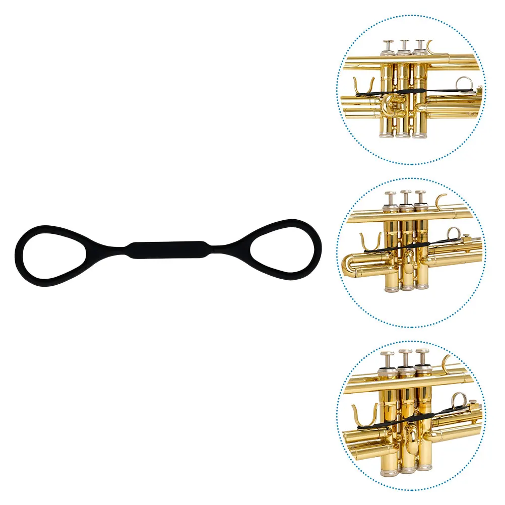 

Slide Stopper Black Silicone Trumpet Accessory Compact Flexible Cord For Wind Instrument Trumpet Accessories