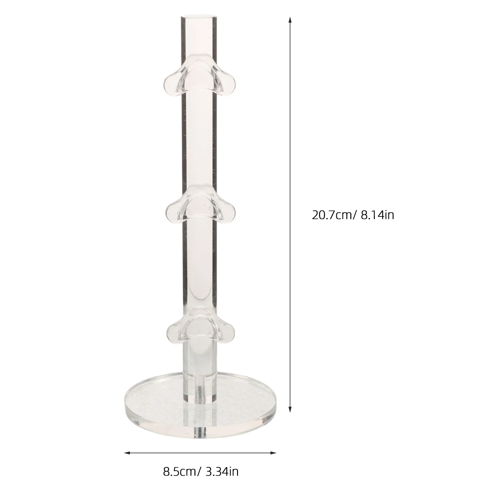 3-Tier Acrylic Sunglasses Display Rack Clear Eyeglasses Organizer Holder Stand Retail Store Display Eyewear Frame Riser 4