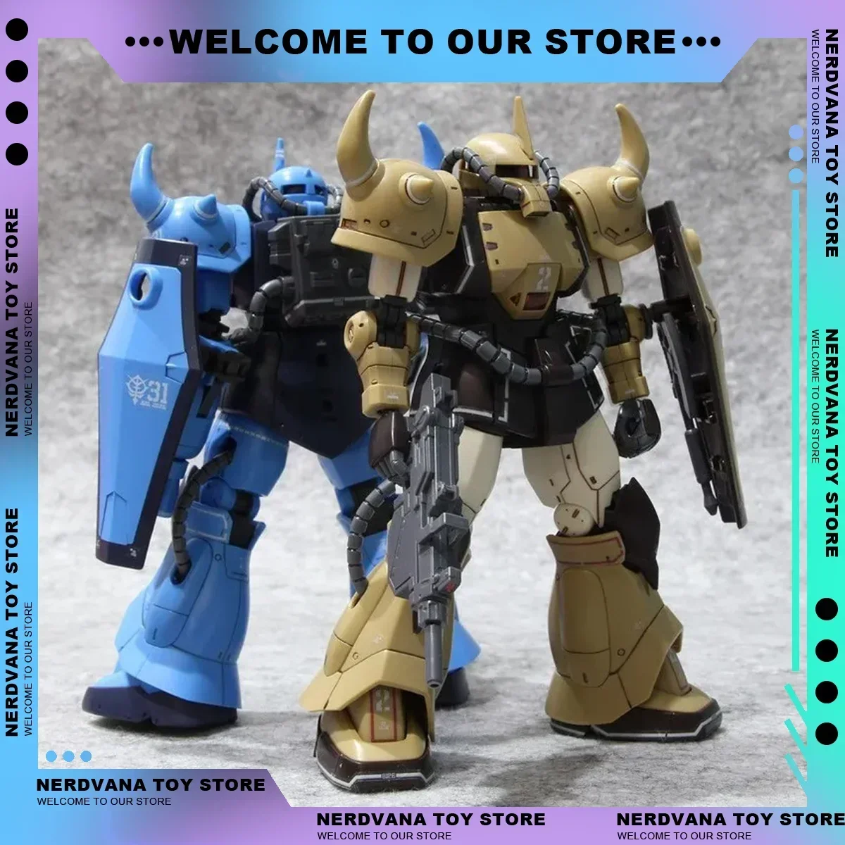 WEIMEI Assembly Model Kit Prototype Gouf GTO MSD Mobility Demonstrator Sand Color Action Figure Toy Christmas gift mode