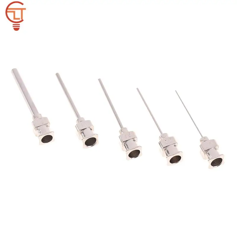 Imagem -05 - Agulha de Ponta sem Corte Seringa Dispensador Agulhas Dispensando Cola Acessórios e Suprimentos Aço Inoxidável 12g Mais 16g 18g Mais 20g 25g Peças