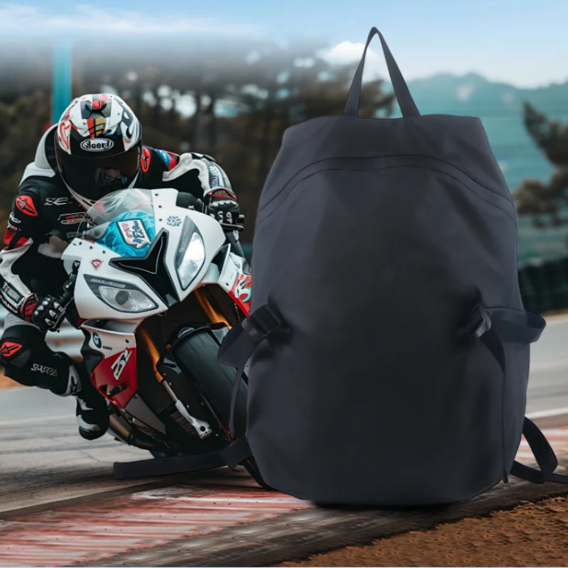 

Y717 Waterproof Fabric For Cycling Backpacks A Helmet Can Be Placed. Large-capacity Travel Backpack 30X20.5X42CM