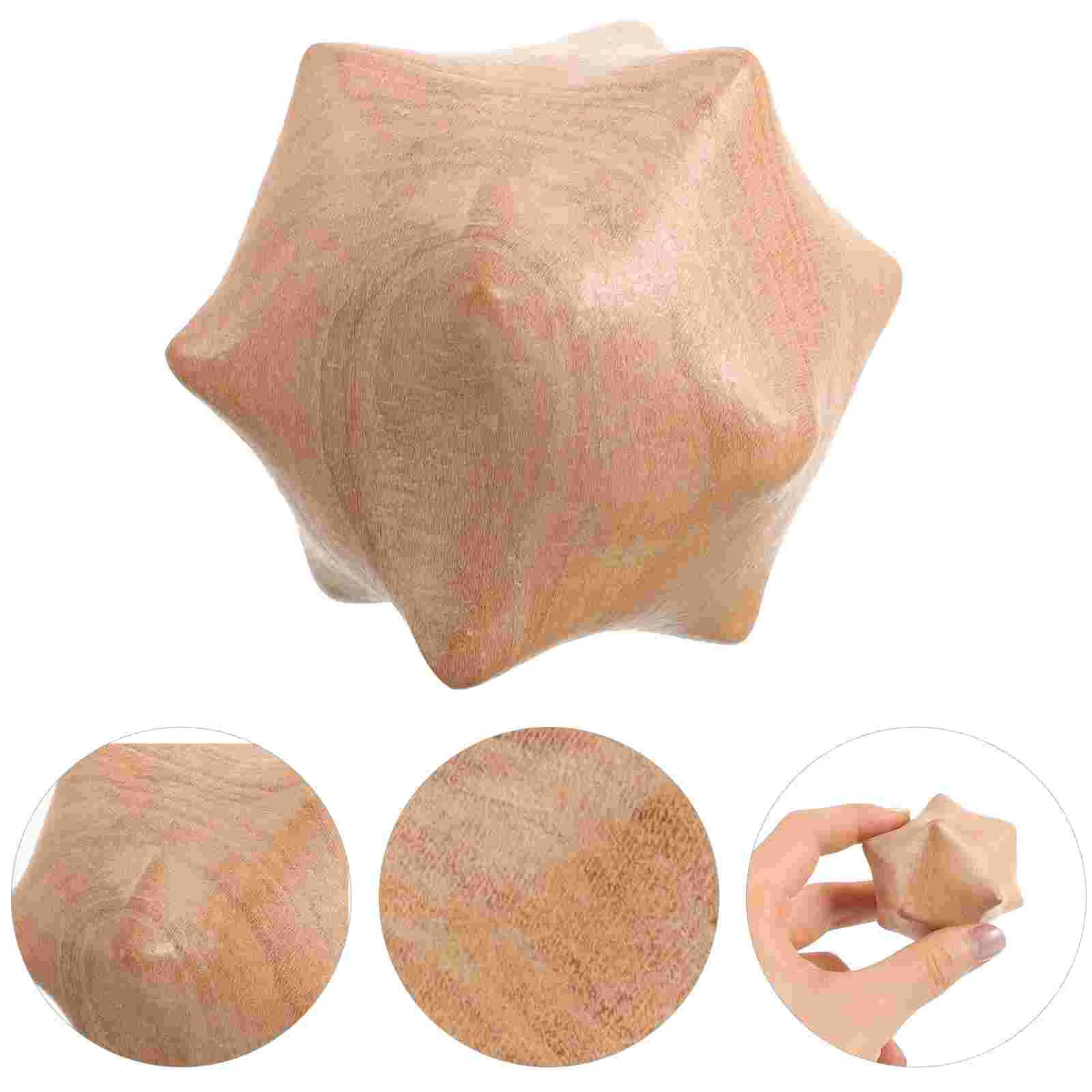 

Massage Ball Handballs Outdoor Massagers Portable Exercise Wood Solid Convenient