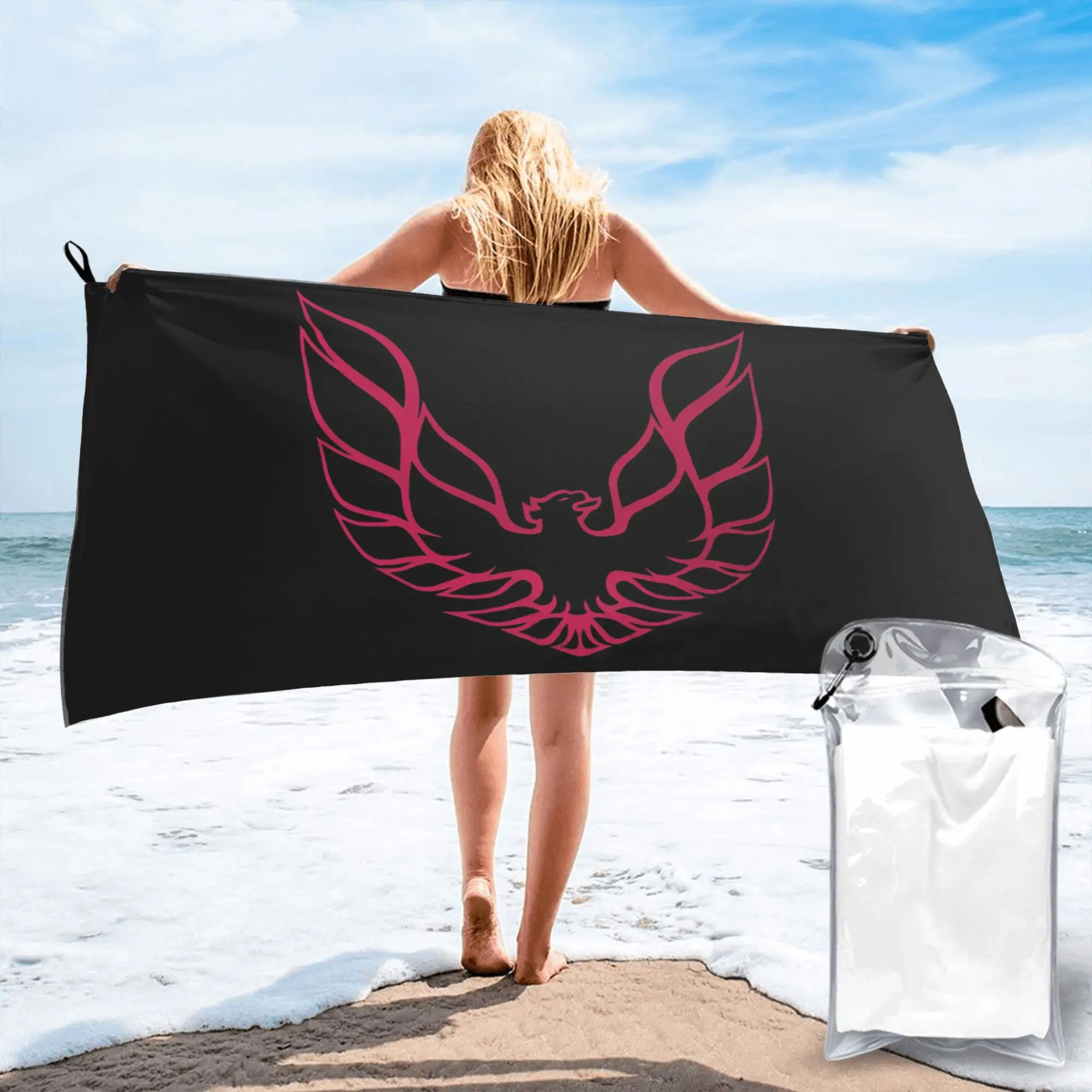 

Пляжное полотенце Trans Am Firebird Bandit Golden, мягкое, из микрофибры, быстросохнущее, впитывающее, для плавания