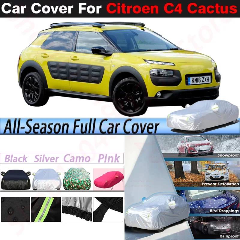 

Waterproof Car Covers Anti UV Sun Snow Rain Scratch Prevent Windproof SUV Cover For Citroen C4 Cactus 2014-2025