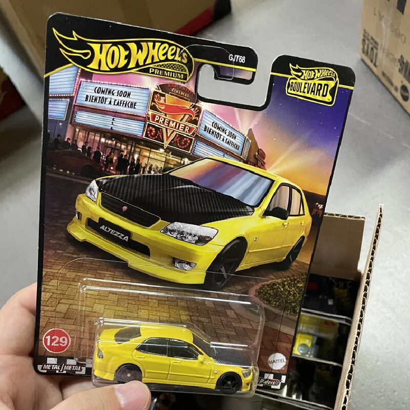 Hot Wheels Premium '98 Toyota Altezza Boulevard 1:64 مقياس يموت الصب تحصيل نموذج سيارة مجموعة سبيكة سيارة لعبة الأولاد هدية