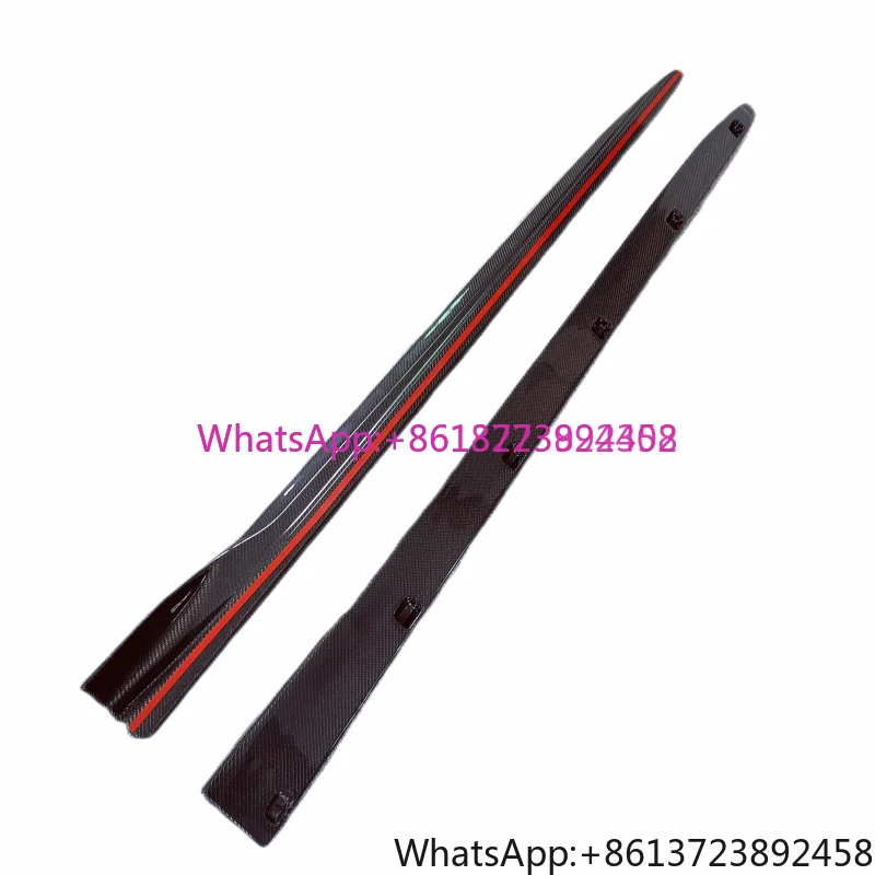 

A Pair of True Carbon Fiber AE Style Side Skirts for the New BMW F98 X4M F97 X3M Body Kit with Front Lip and Rear Diffuser