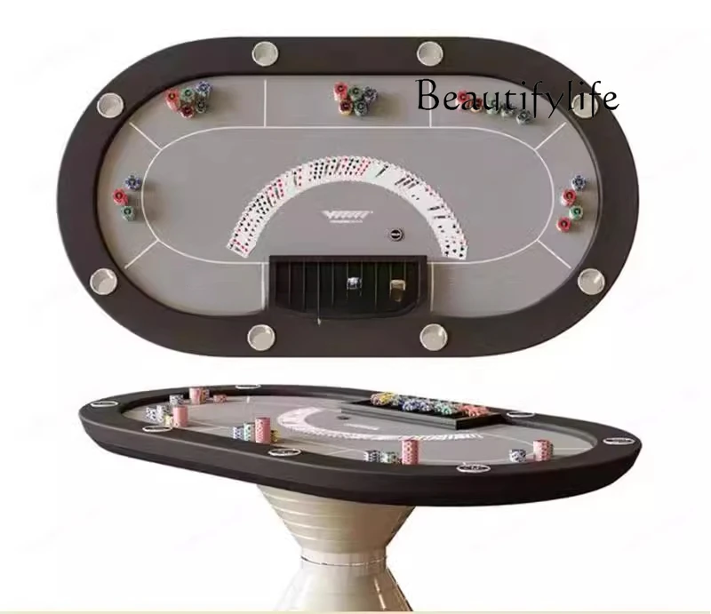 

Gioco di chip di villa clubhouse di lusso e tavolo Texas Hold'em