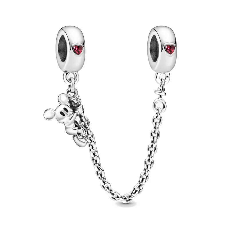 Nuovo Disney Dumbo Mickey Catena Punto Dalmati Ciondolo Charms Perline Per Originale 925 sterling silver Bracciale Collana Gioielli