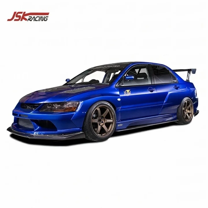 VARI STYLE HALF CARBON FIBER WIDE BODY KITS for 2001-2007 MITSUBISHI EVOLUTION EVO 7-9