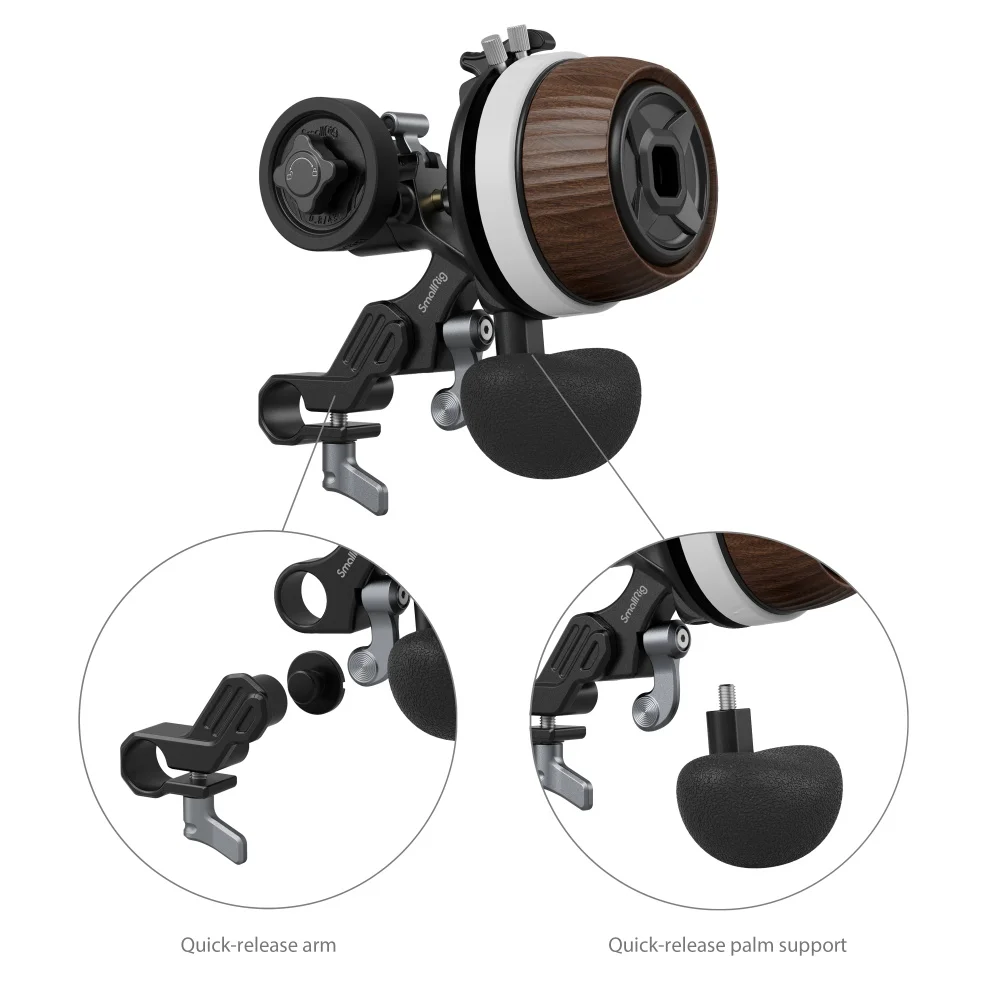 SmallRig Modular Follow Focus F60 Adjustable Non-stop Damping System , For 360° Zoom , For Sony DSLR Mirrorless Cameras -3850