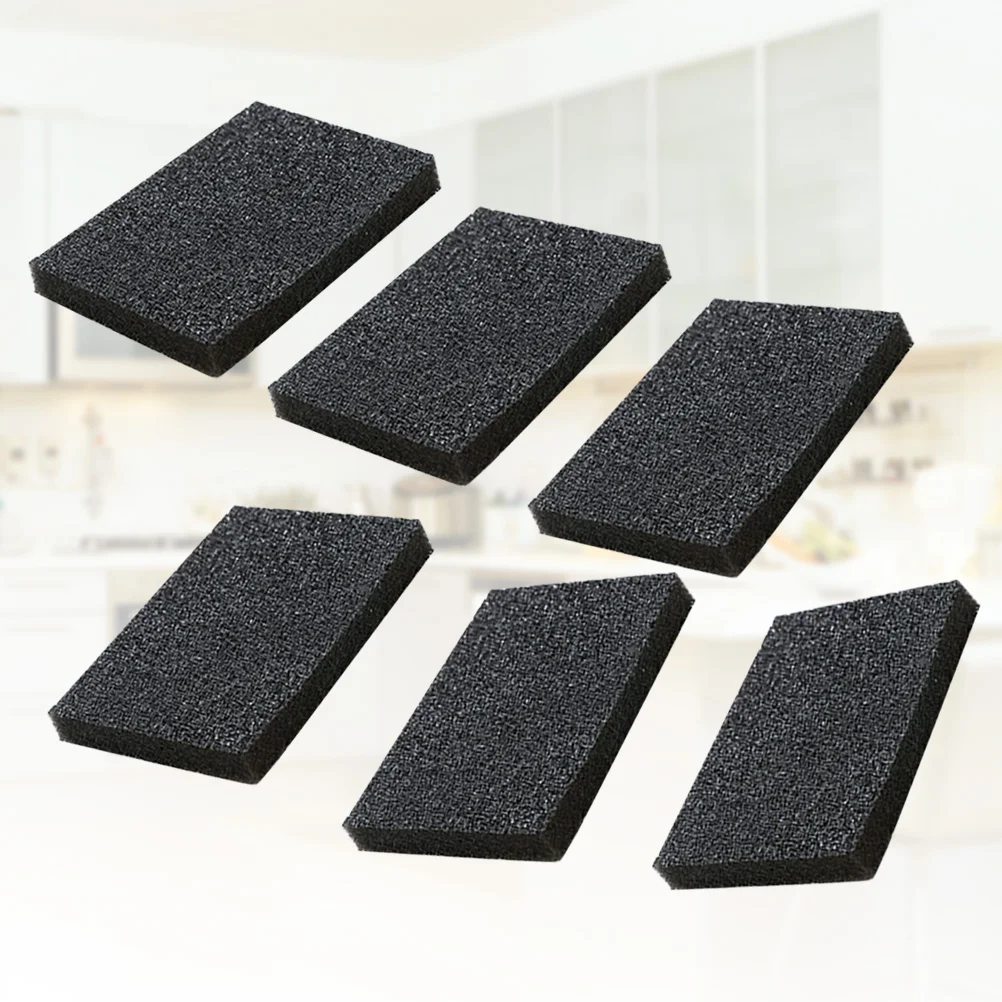 10 Pcs Emery Sponge Rust Scrubber Brush Cleaning Nano Eraser Household Sponges Black